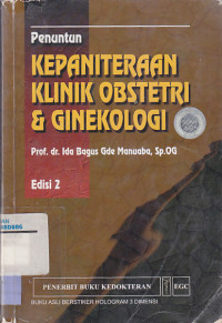 Image of PENUNTUN KEPANITERAAN KLINIK OBSTETRI & GINEKOLOGI Ed.2