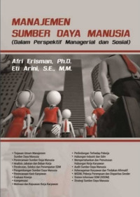 Image of MANAJEMEN SUMBER DAYA MANUSIA: dalam Perspektif Managerial dan Sosial)