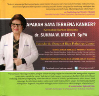 Image of APAKAH SAYA TERKENA KANKER ? : Tanya Jawab Berbagai Penyakit Kanker, Penyakit-penyakit yang bisa Menyebabkan kanker
