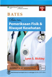 Image of BATES BUKU SAKU PEMERIKSAAN FISIK & RIWAYAT KESEHATAN. Ed. 8