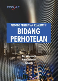 Image of METODE PENELITIAN KUALITATIF BIDANG PERHOTELAN