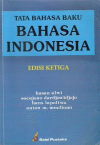 Image of TATA BAHASA BAKU BAHASA INDONESIA