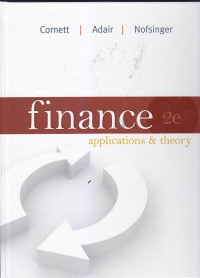 Image of FINANCE APPLICATIONS AND THEORY