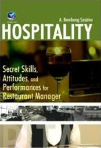 Image of HOSPITALITY : Secret Skills, Attitudes, and Performances for Restaurant Manager