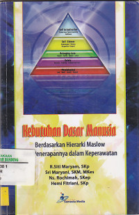 Image of KEBUTUHAN DASAR MANUSIA : Berdasarkan Hierarki Maslow Penerapannya Dalam Keperawatan