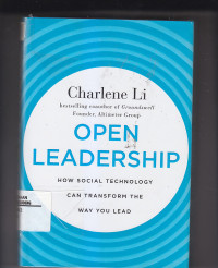 Image of OPEN LEADERSHIP : How Social Technology Can Transform The Way You Lead