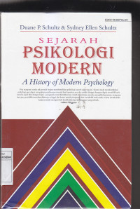 Image of SEJARAH PSIKOLOGI MODERN