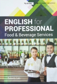 Image of ENGLISH FOR PROFESSIONAL FOOD & BEVERAGE SERVICES